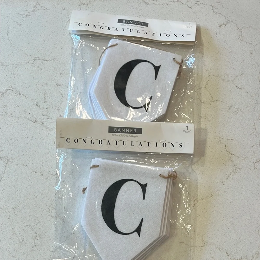 Elegant Black and White Banner Set